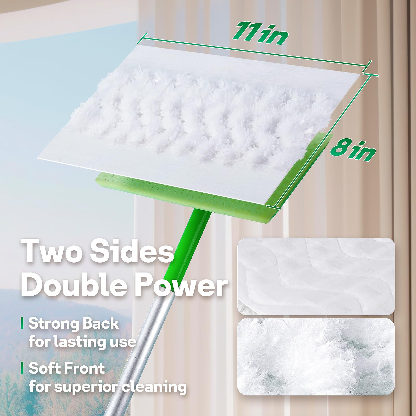 AIR U+ Dry Mop Pads for Swiffer Sweep and Mop, Heavy Duty Pet Dry Sweeper Refills, Sweeping Cloth... | Amazon (US)