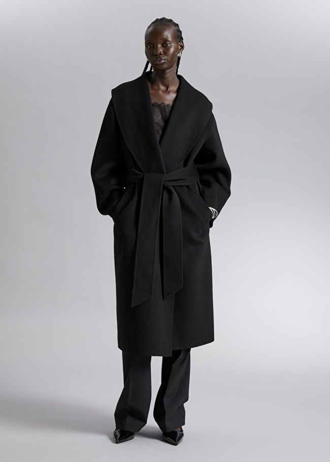 Oversized Shawl Collar Coat | & Other Stories US