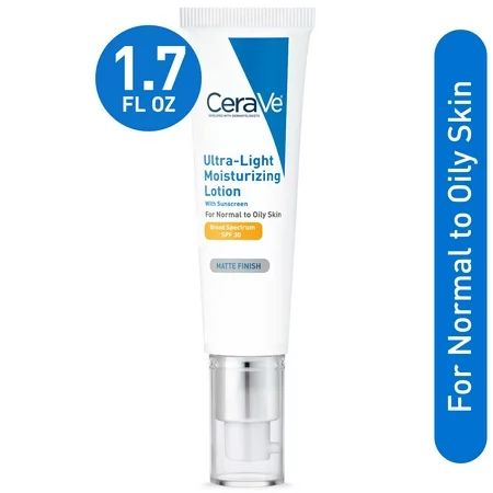 CeraVe Moisturizing Lotion SPF 30 Sunscreen and Face Moisturizer with Hyaluronic Acid & Ceramides Oi | Walmart (US)