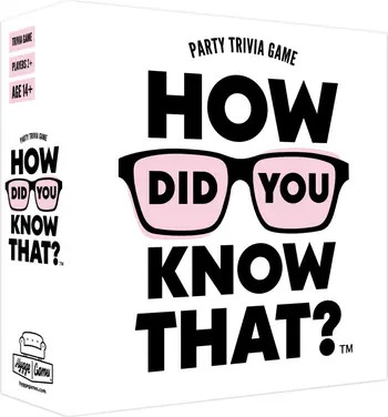 HYGGE GAMES 'How Did You Know That?' Party Trivia Game | Nordstrom | Nordstrom