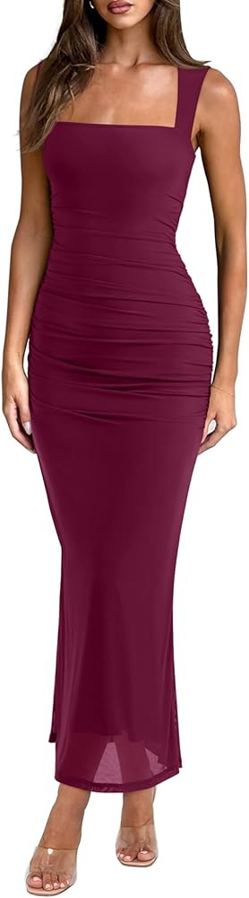 REORIA Summer Wedding Guest Maxi Dresses for Women | Amazon (US)