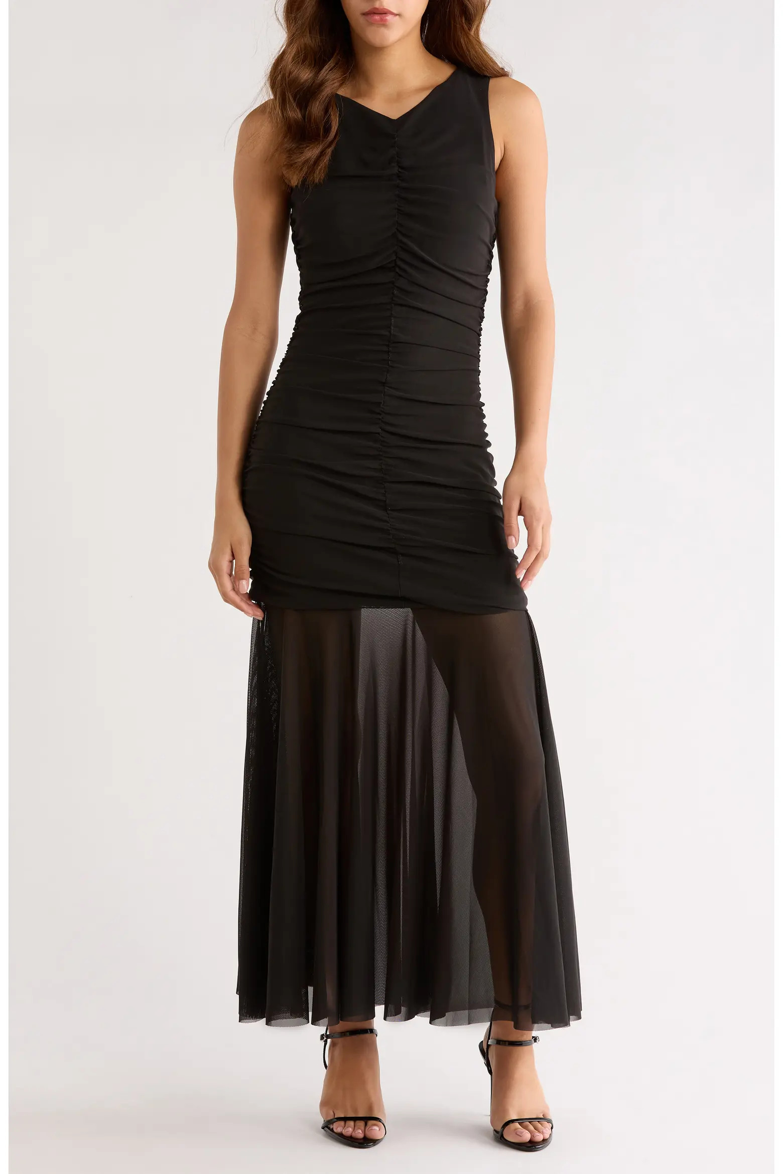 Steve Madden Denisa Ruched Maxi Dress (Women) | Nordstrom | Nordstrom