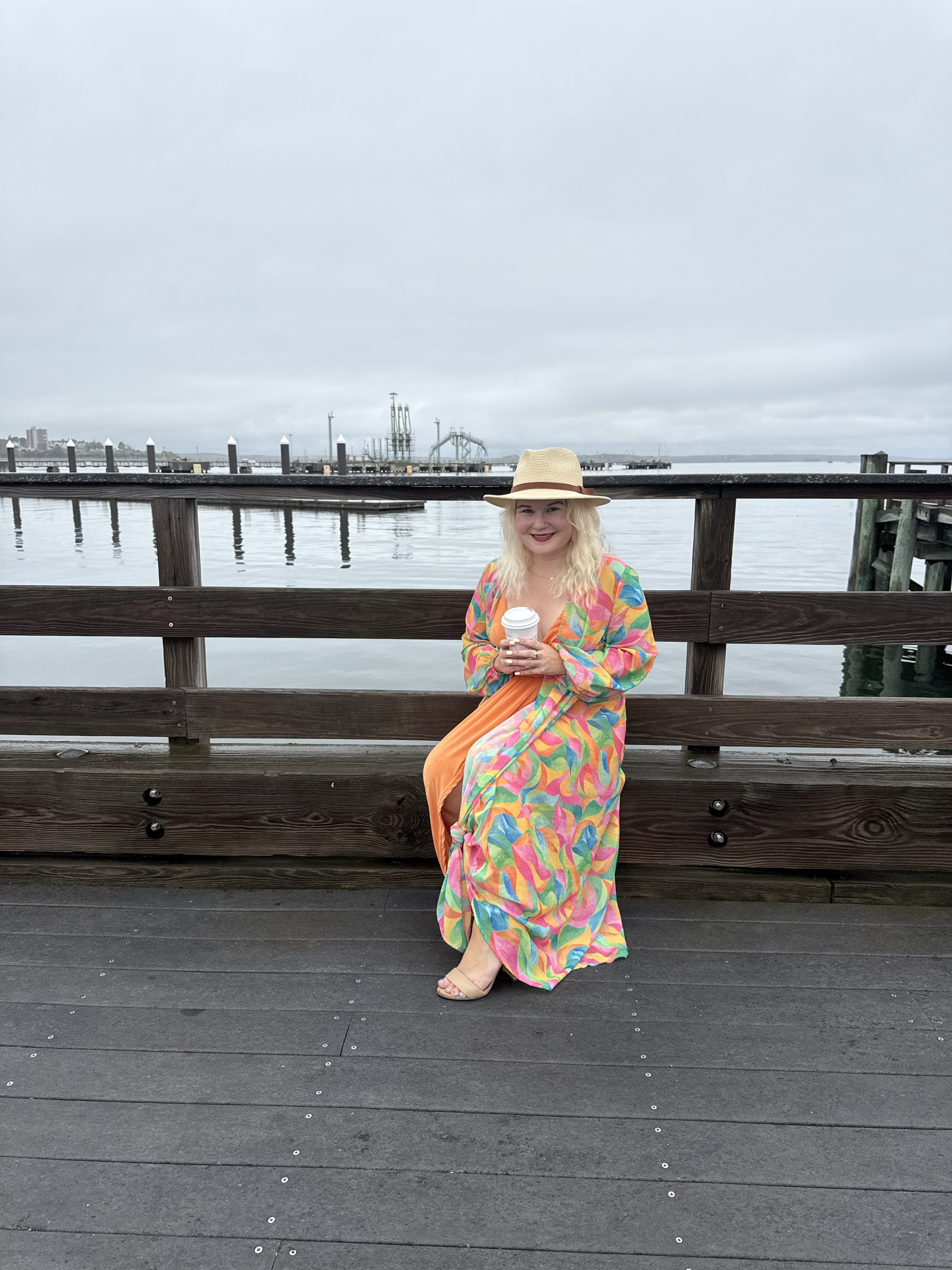 I love a great colorful outfit, and this orange dress from lulu’s and duster from @pinklily are so fun! 

#LTKPetite #LTKWedding #LTKootd