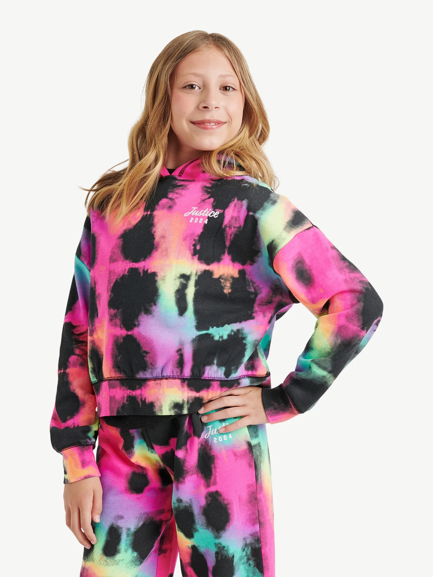 Justice Girls Fleece Hoodie, Sizes XS - XLP | Walmart (US)