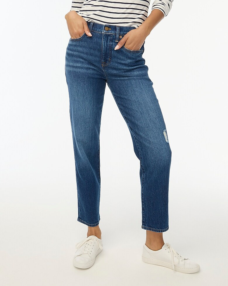 Relaxed boyfriend jean in all-day stretch | J.Crew Factory