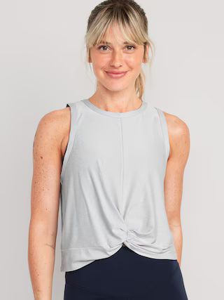 Cloud 94 Soft Twist-Front Cropped Top | Old Navy (US)
