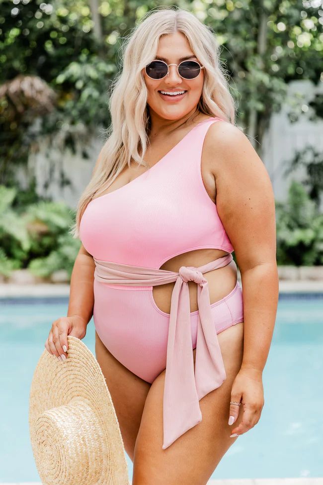 Soaking Up The Sun Pink One Piece Swimsuit | Pink Lily