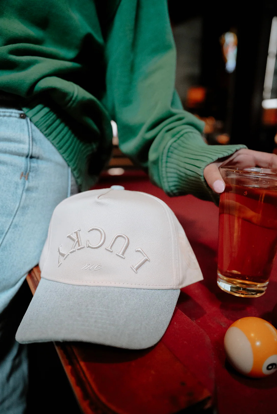 Lucky Me - Denim Vintage Hat | KenzKustomz