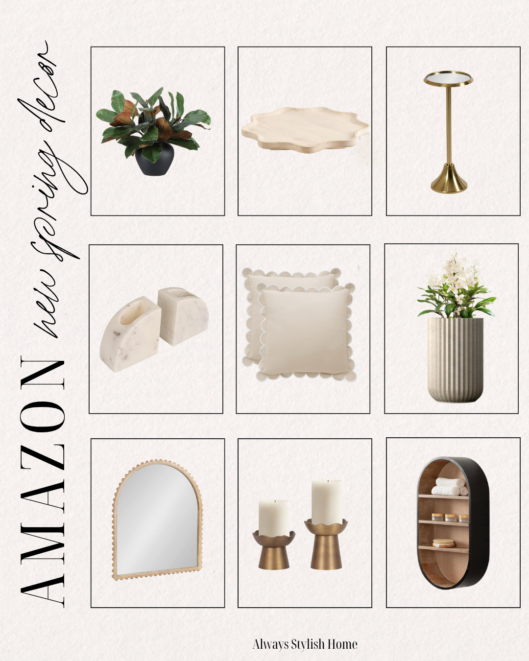 Neutral Amazon spring home finds to refresh your space for the season. These affordable pieces help create a light, airy, and cozy home for spring with neutral decor that works in any space. Think woven accents, neutral vases, textured throw pillows, and simple decorative pieces that elevate your living room, bedroom, or entryway. Perfect if you love modern neutral home decor, cozy minimal style, and affordable Amazon home finds.

#amazonhomefinds #amazonhomedecor #neutralhomedecor #springhomedecor #modernneutralhome 

 #LTKSeasonal #LTKHome