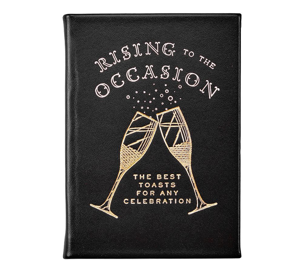 Rising To The Occasion Leather Book - Black | Pottery Barn (US)