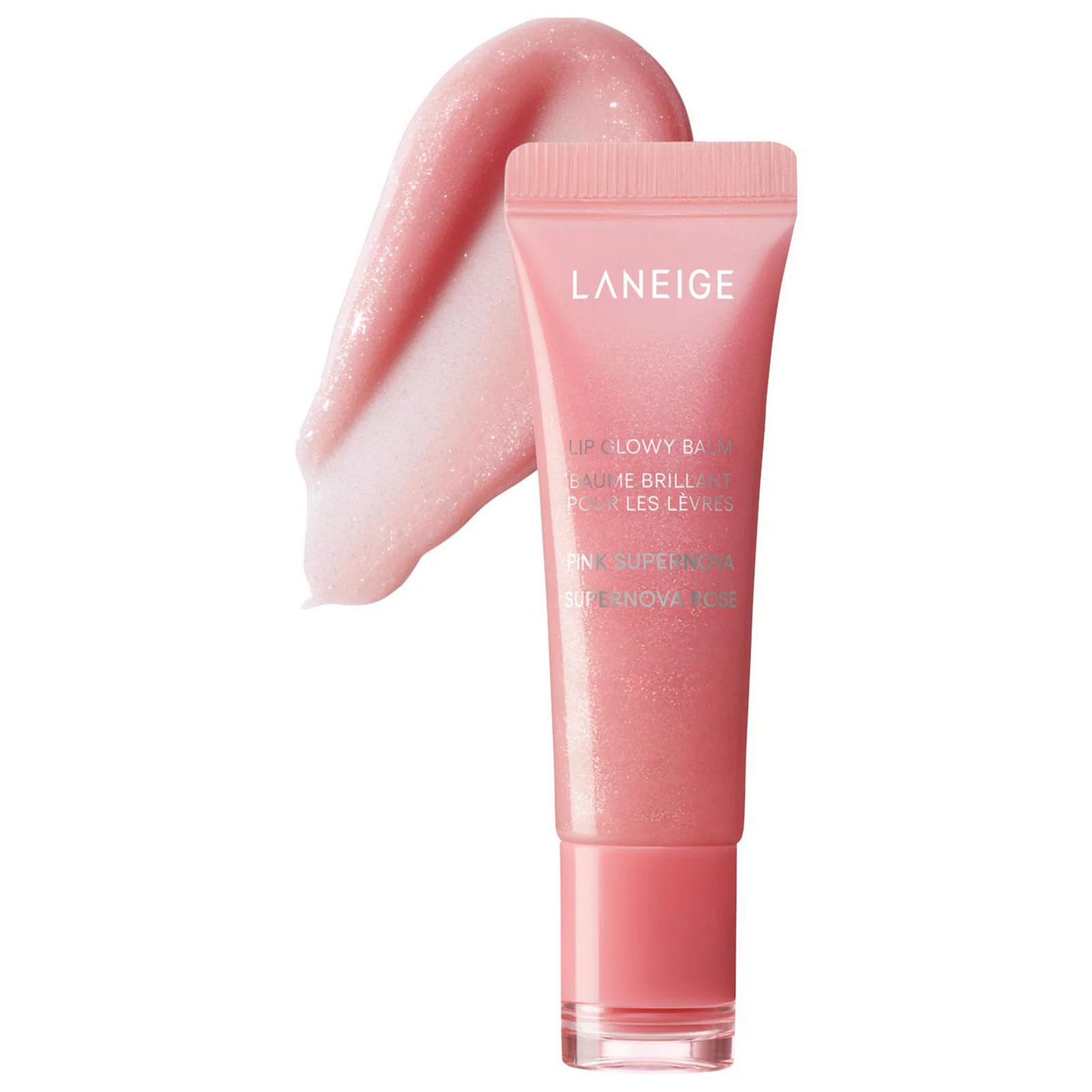 LANEIGE Lip Glowy Balm Lightweight Hydration Lip Treatment with Shea Butter, Size: .35Oz, Pink Supernova | Kohl's