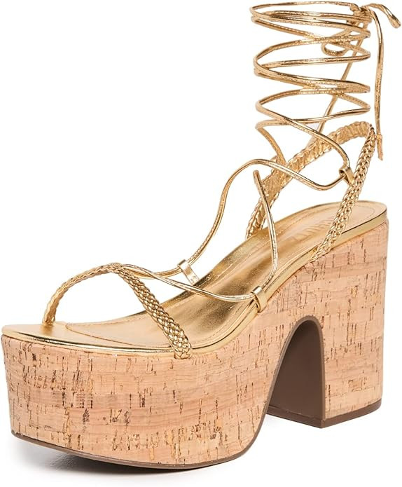 SCHUTZ Women's Maxima Cutout Sandals | Amazon (US)