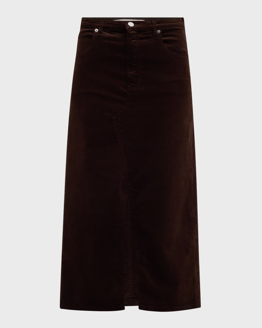 FRAME The Corduroy Midaxi Skirt | Neiman Marcus