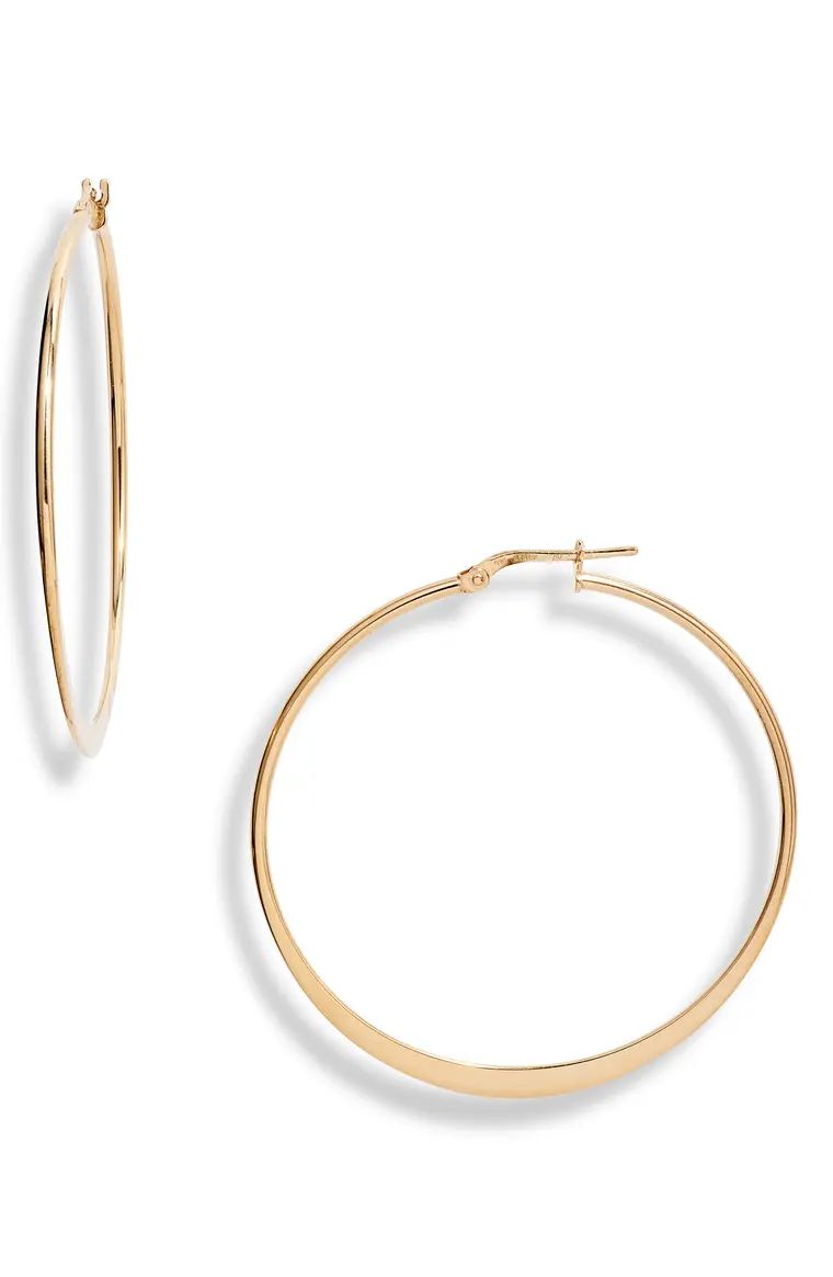 Large Flat Hoop Earrings | Nordstrom