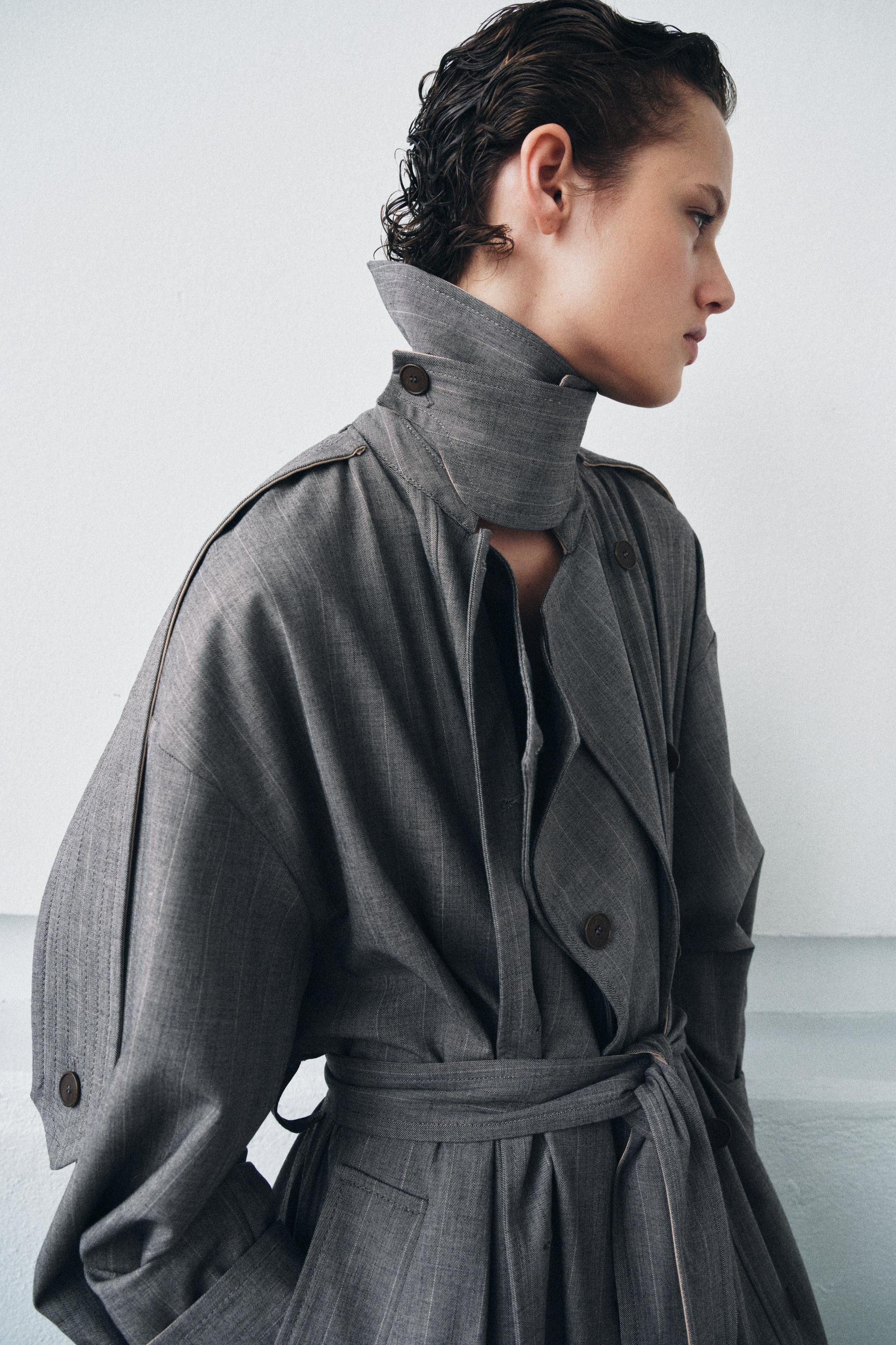 COMBINED PLAID TRENCH COAT ZW COLLECTION LIMITED EDITION | Zara US