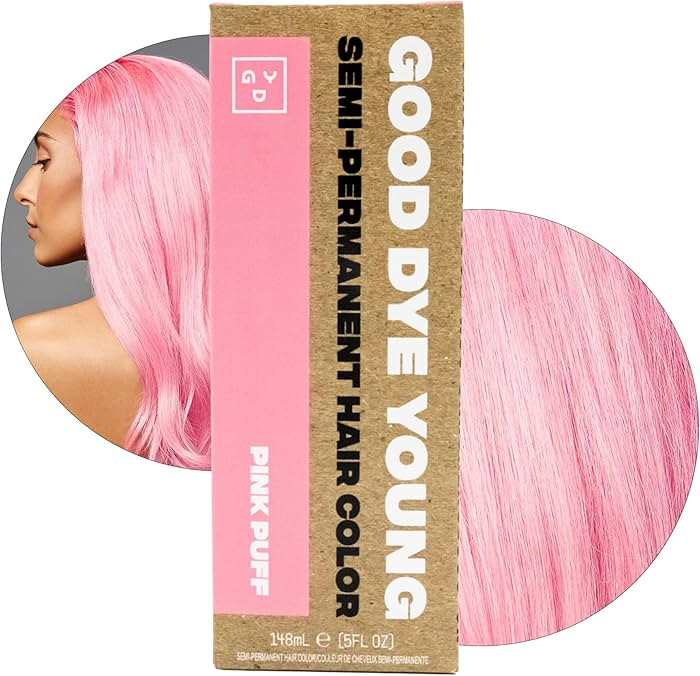 Good Dye Young Semi-Permanent Hair Color, Vegan and Cruelty-Free Pink Hair Dye, Last up to 24 Was... | Amazon (US)