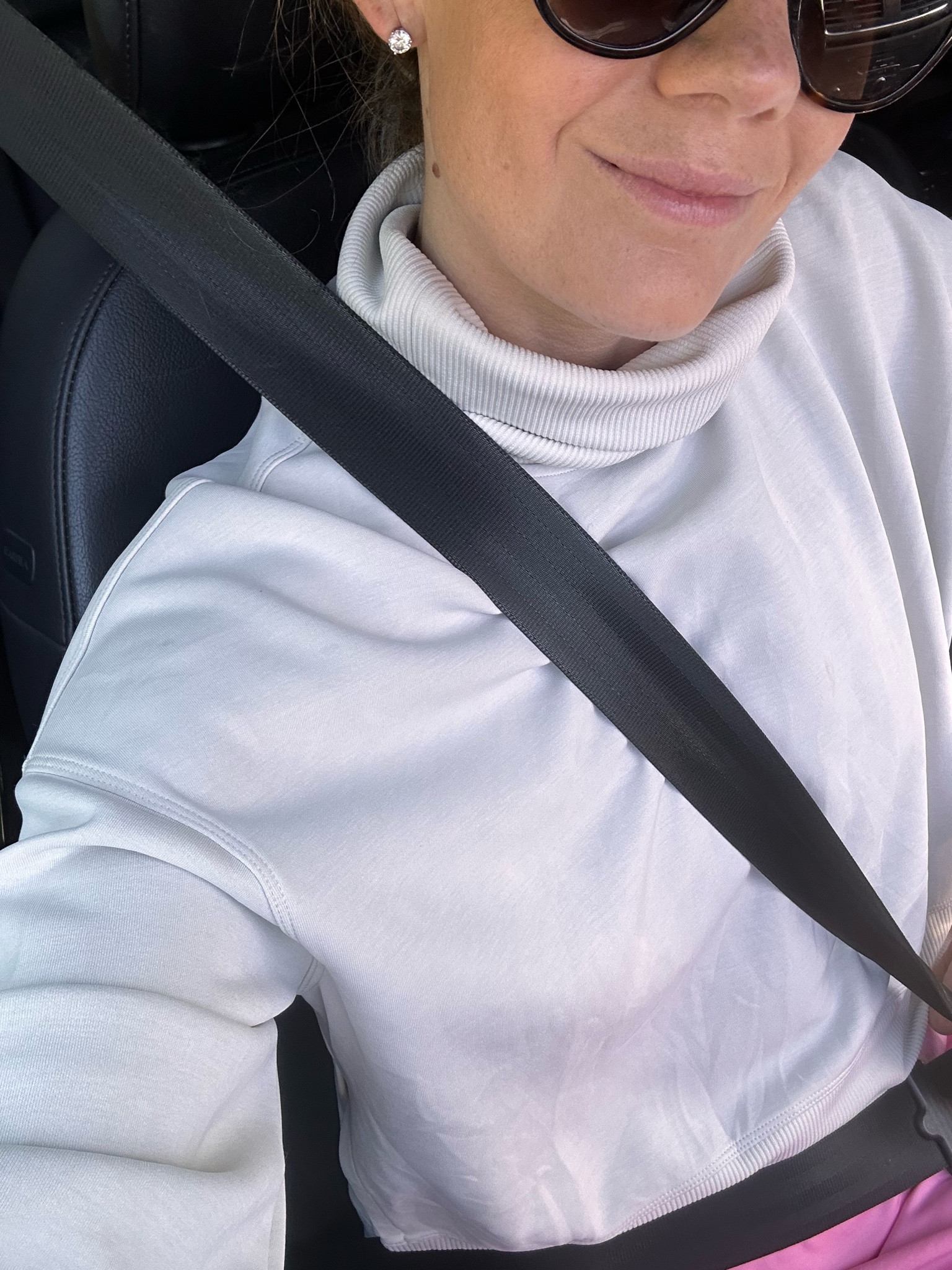 The perfect combination of chic and lightweight. This @lululemon sweatshirt is the perfect errands to lunch casual piece! Size one size up. 

#LTKFind #LTKstyletip #LTKfit