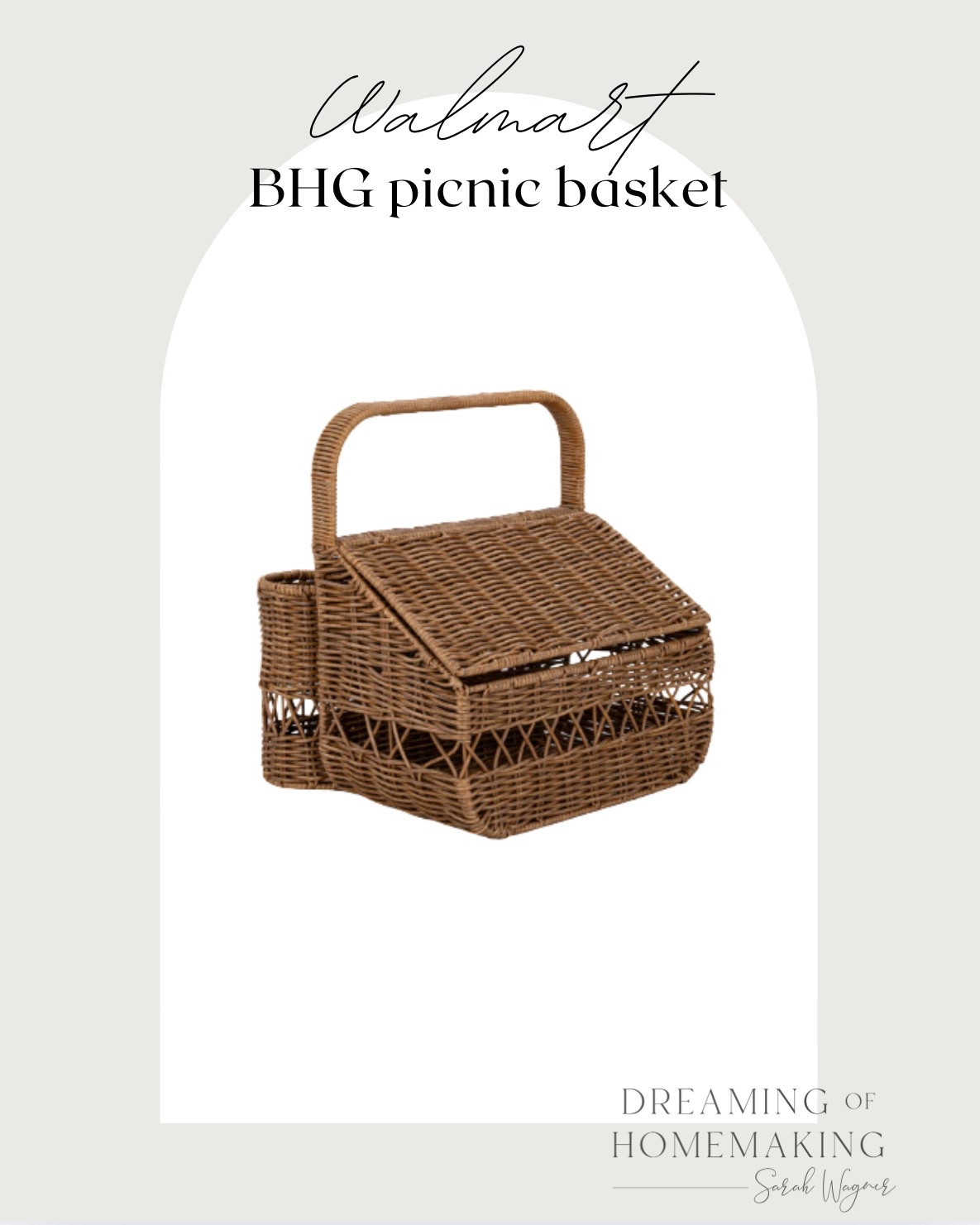 Walmart BHG picnic basket! 

#LTKSeasonal #LTKFindsUnder50