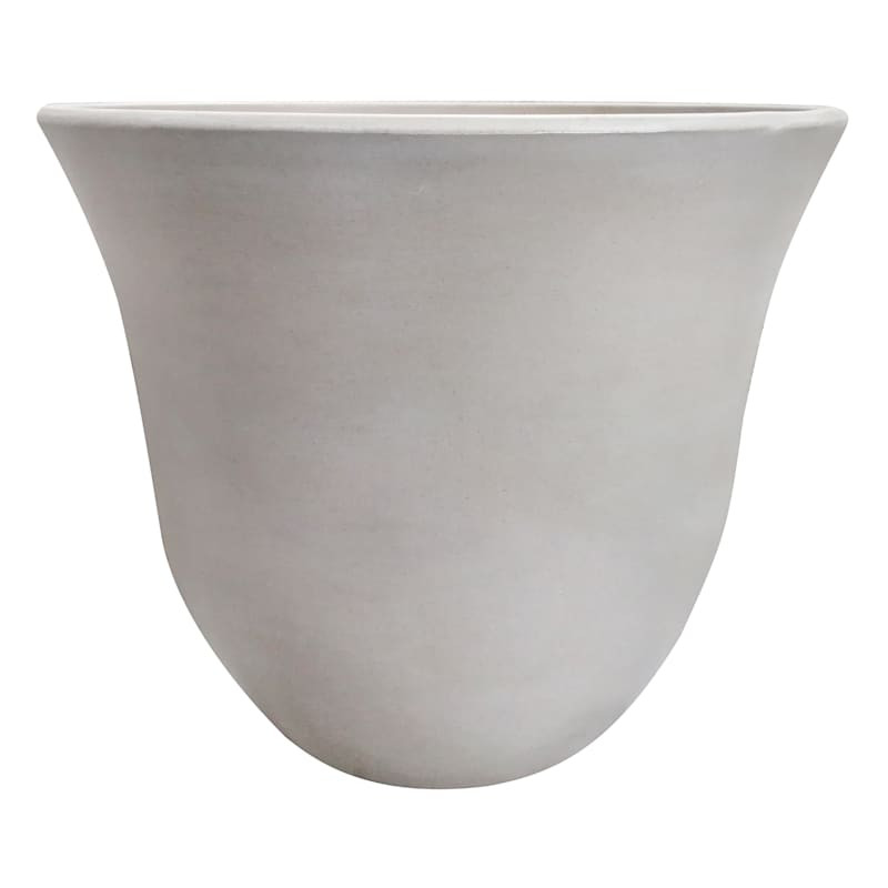 Lily Grey Bell-Shaped Pot, 15" | At Home