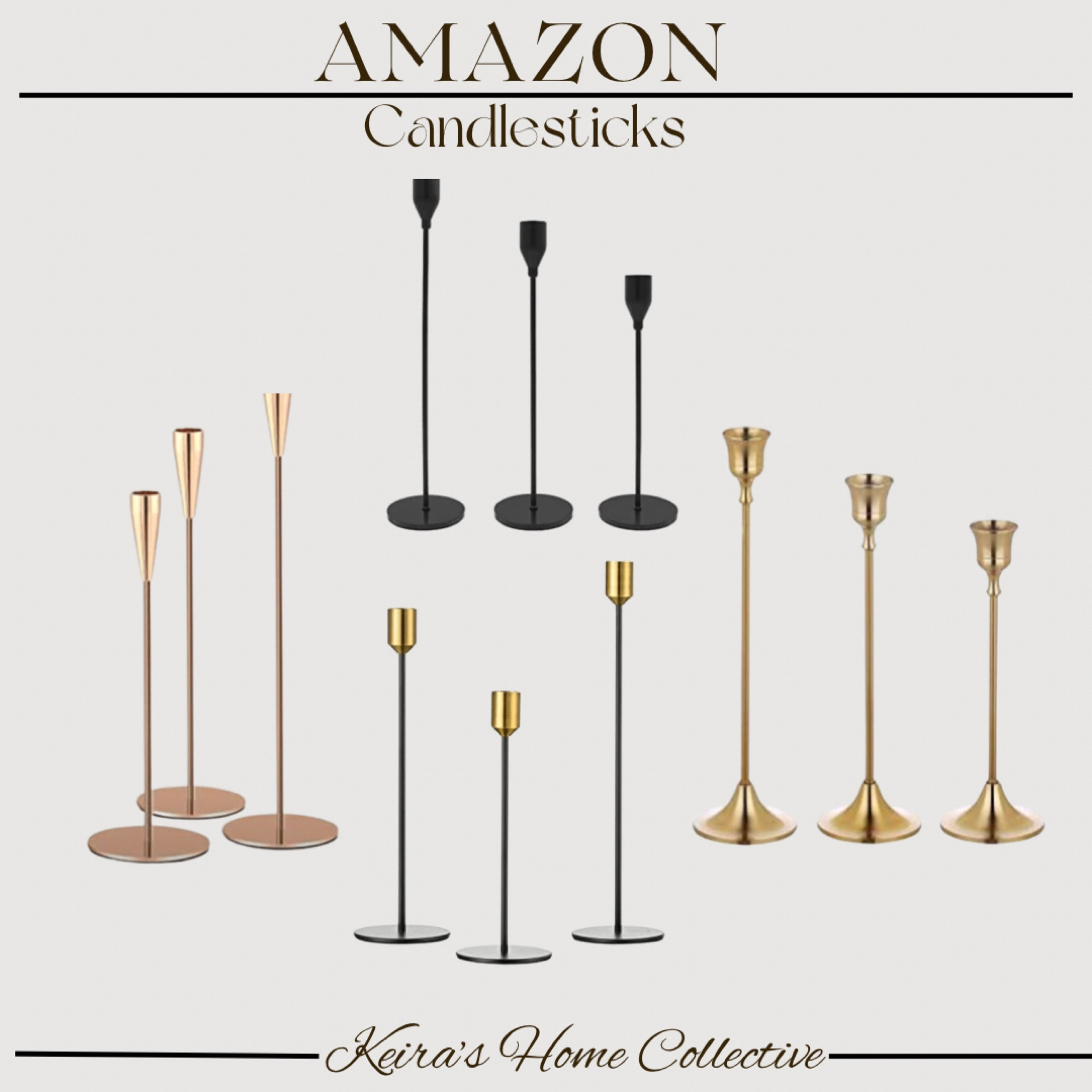 Amazon prime day deals! 

Candlesticks, gold candles, black candles, candles, shelf decor, entryway decor 

Amazon deals, Amazon finds, Amazon trends, Amazon home decor, Amazon favourites, Amazon beauty, amazon fashion, amazon fashion finds, amazon sale 

#LTKsalealert #LTKstyletip #LTKhome