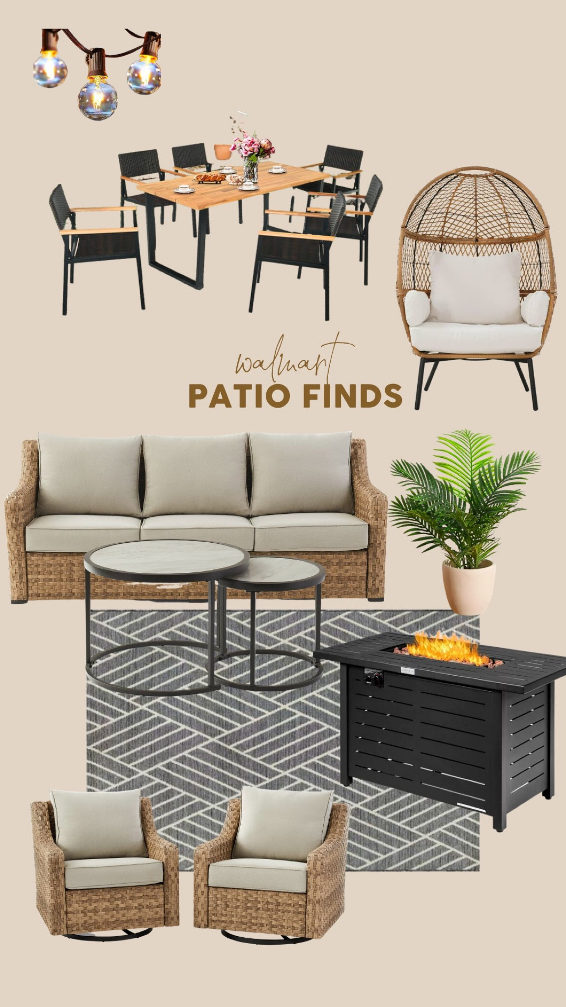 Our new patio set up 🙌🏻🙌🏻  

#LTKhome #LTKFind #LTKsalealert