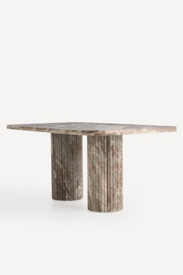 Kanta Rectangular 72" Marble Dining Table | Anthropologie (US)