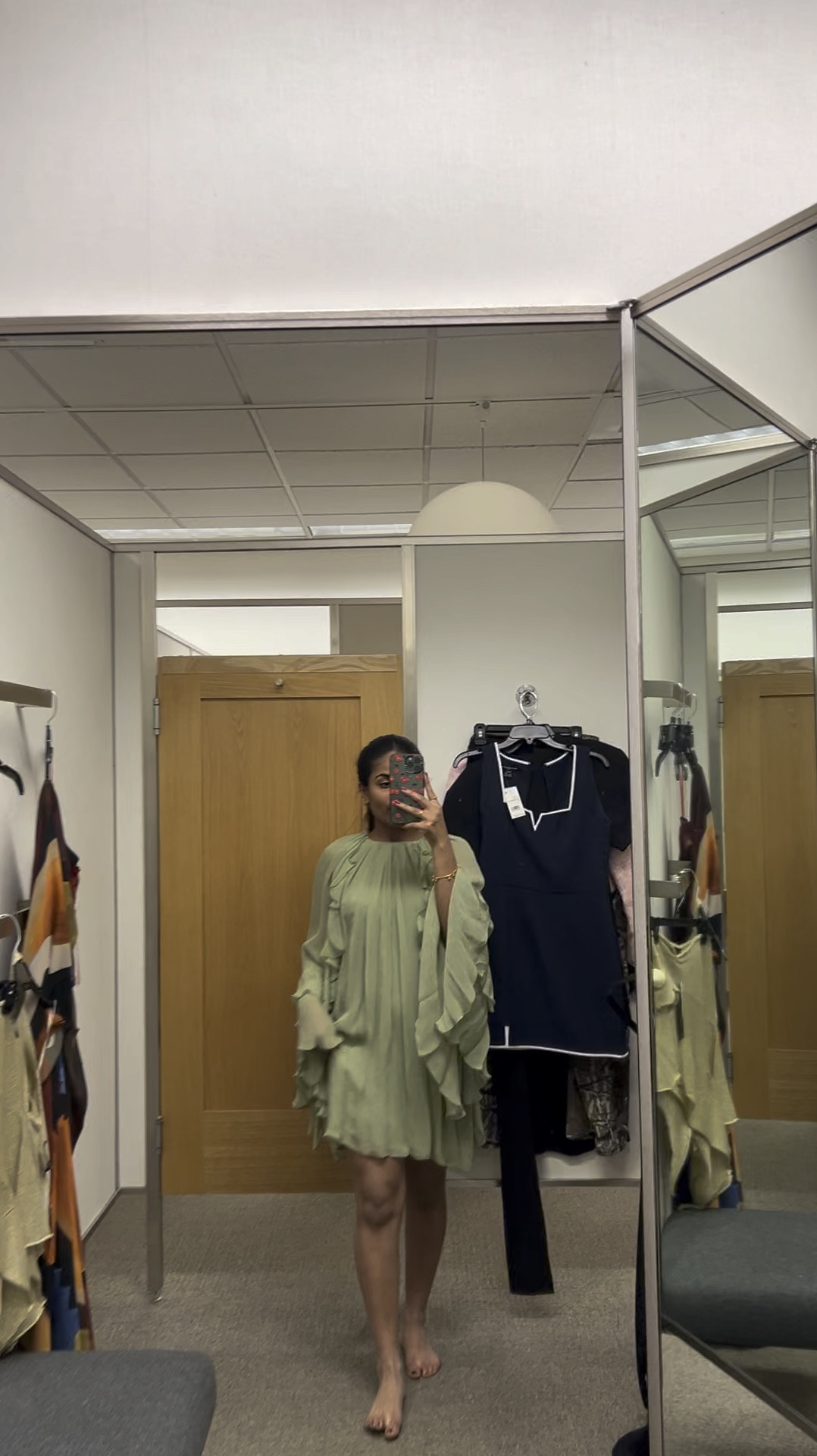 This green ruffle dress is so Isabel Marant coded!

#LTKFindsUnder100 #LTKStyleTip #LTKSaleAlert