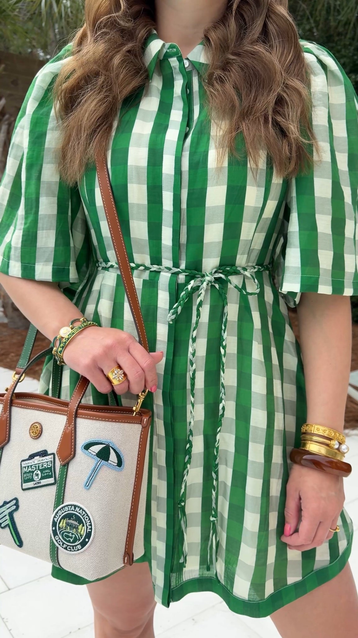 The Masters dress, Tuckernuck dress, dress for The Masters, green gingham dress, green dress, golf dress, spring dress, summer dress, beach vacation, vacation dress

Code YOUROCK for 20% off site!🤍 

This dress is made for The Masters!😍⛳️ the material and flounce of the fabric, sleeves and skirt are so perfect! Wearing M. Code YOUROCK for 20% off. My Tory Burch bag and Mignonne Gavigan bracelets are eBay finds from previous years!⛳️ 

#LTKSeasonal #LTKootd