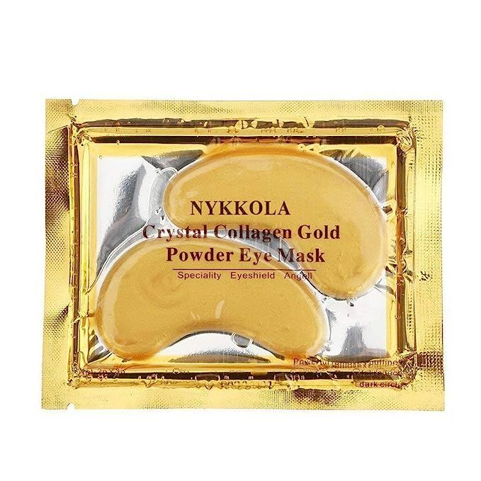 NYKKOLA MultiPairs Gold Eye Mask Powder Crystal Gel Collagen Eye Pads For Anti-Aging & Moisturizi... | Amazon (US)
