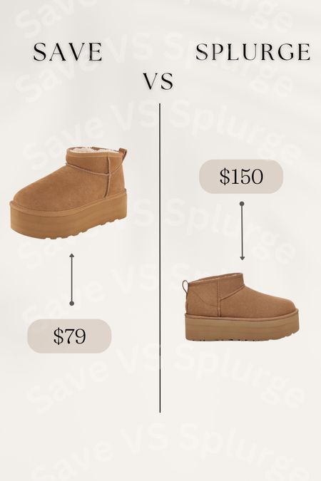 Save VS splurge on ugg boots / short boots / Amazon finds / booties / shoes 

#LTKSeasonal #LTKshoecrush #LTKsalealert