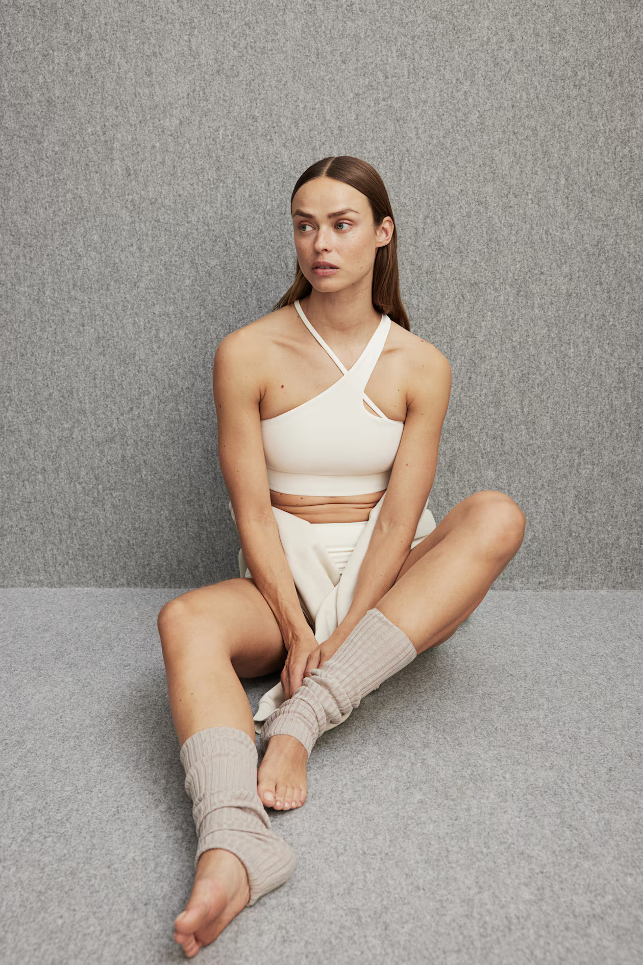 2-pack Rib-knit Leg Warmers | H&M (US + CA)