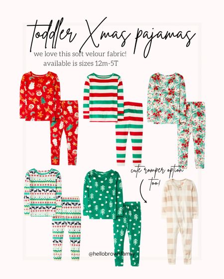 Toddler Christmas pajamas! Only $10 each! 

#LTKSeasonal #LTKkids #LTKHoliday