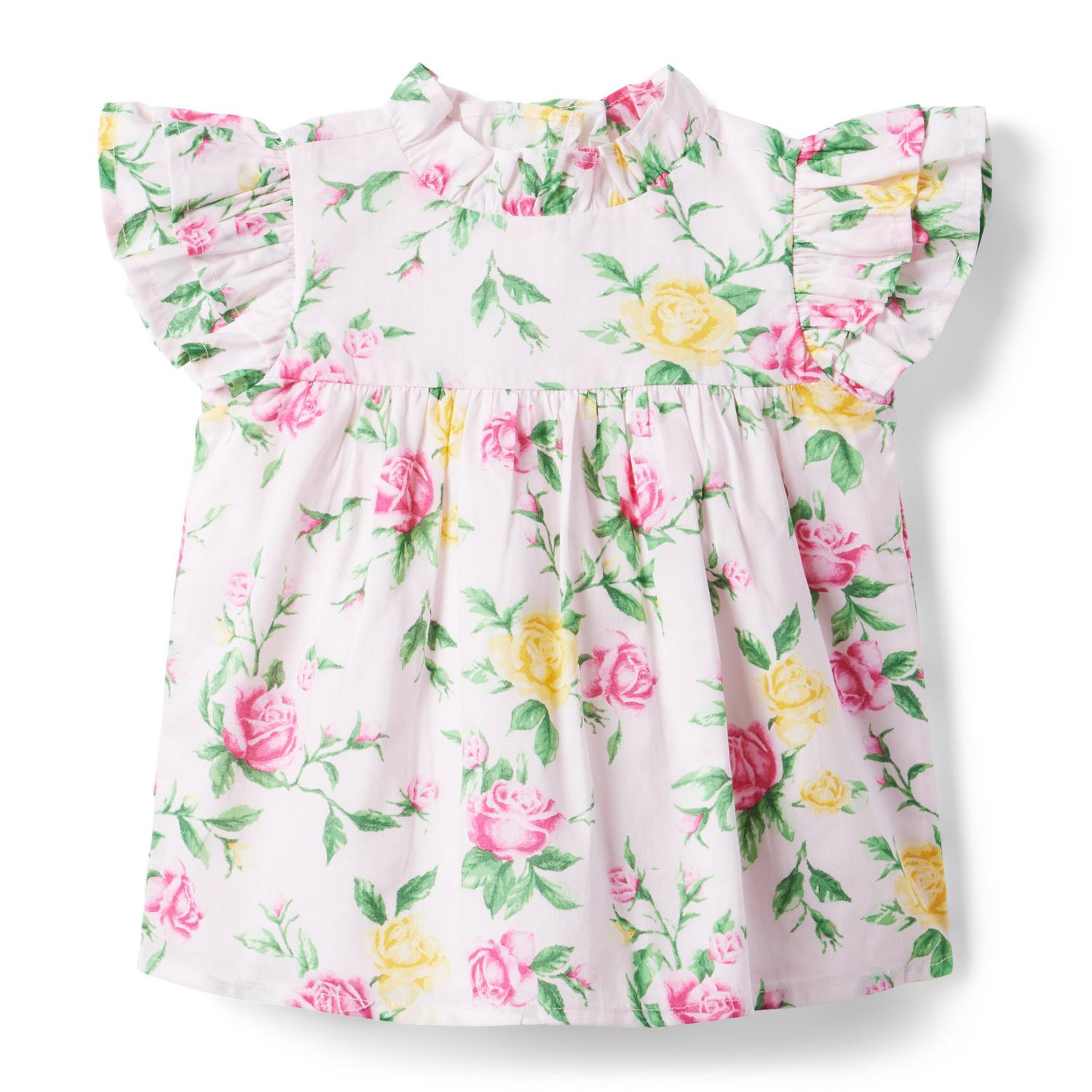 Floral Ruffle Sleeve Top | Janie and Jack