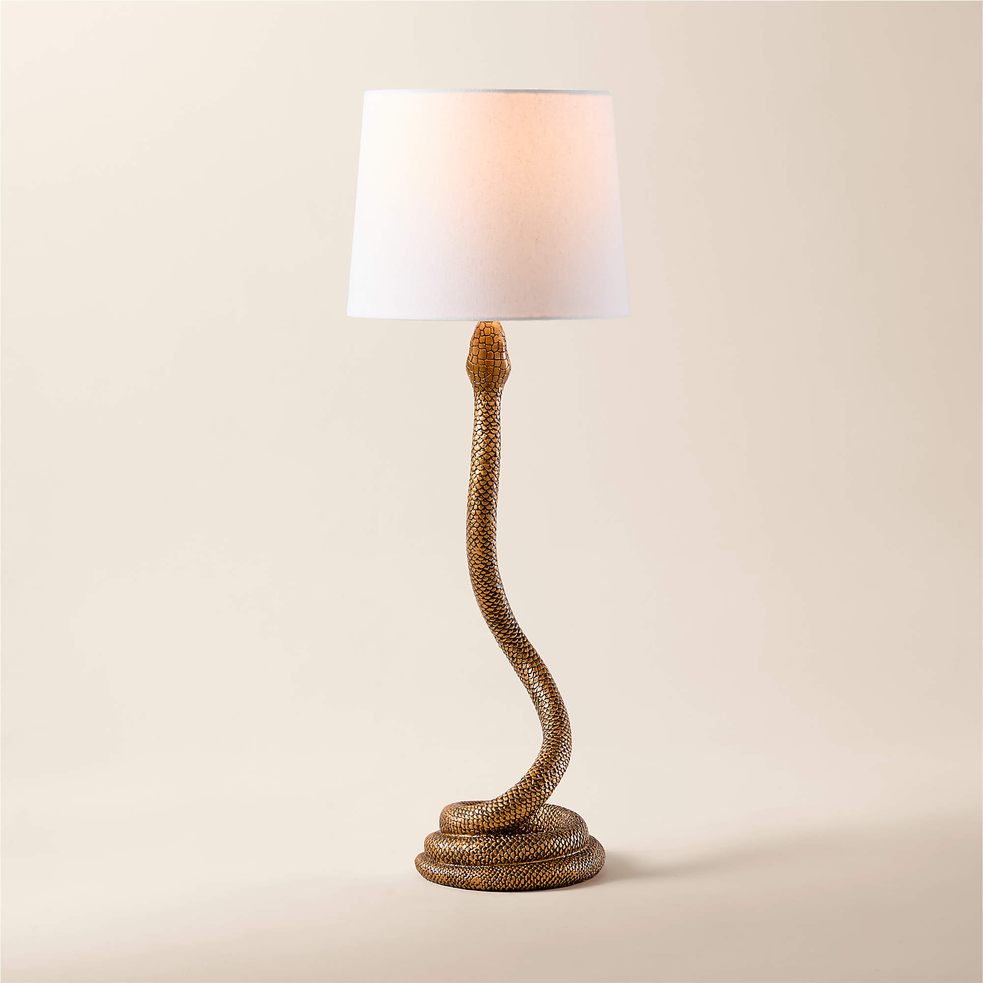 Snake Bronze Table Lamp + Reviews | CB2 | CB2
