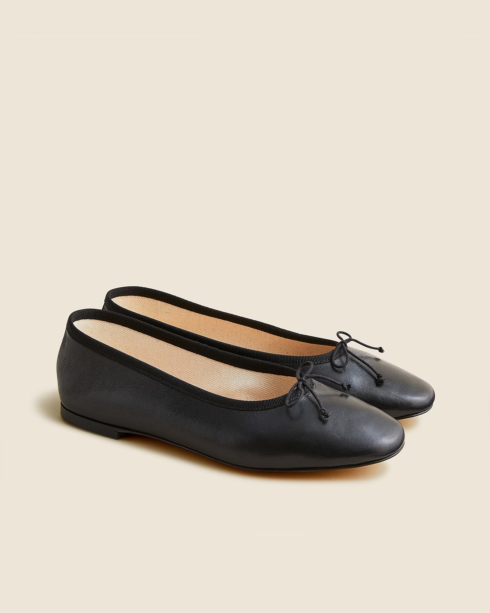 Zoe ballet flats in leather | J. Crew US