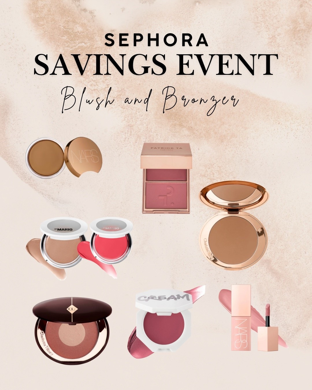 So may good blush and bronzer options - the perfect time to switch up your color or formula. I am living for the new Patrick Ta duo! 

NARS, Patrick ta, Charlotte tilbury, make up by Mario 

#LTKSaleAlert #LTKGiftGuide #LTKBeauty