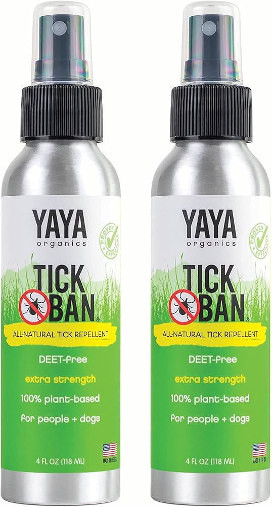 Yaya Organics Tick Ban | Extra Strength Tick Repellent Made with Essential Oils and All Natural, ... | Amazon (US)