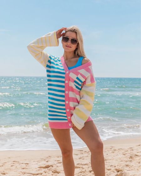 colorful cardigan 🎀

spring outfit, summer outfit, long sleeve, swim outfit, beach outfit, vacation outfit 

#LTKswim #LTKSeasonal #LTKtravel