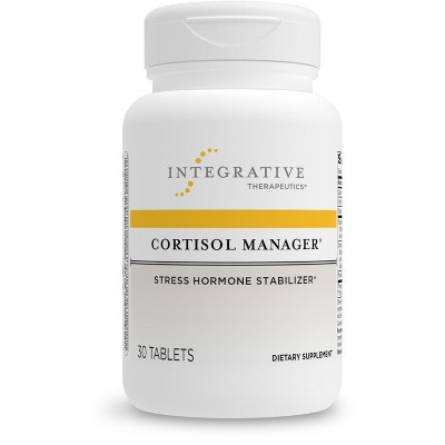 Integrative Therapeutics Cortisol Manager with Ashwagandha, L-Theanine - Reduces Stress to Support Restful Sleep* Supports Adrenal Health* - 30 Count | Target