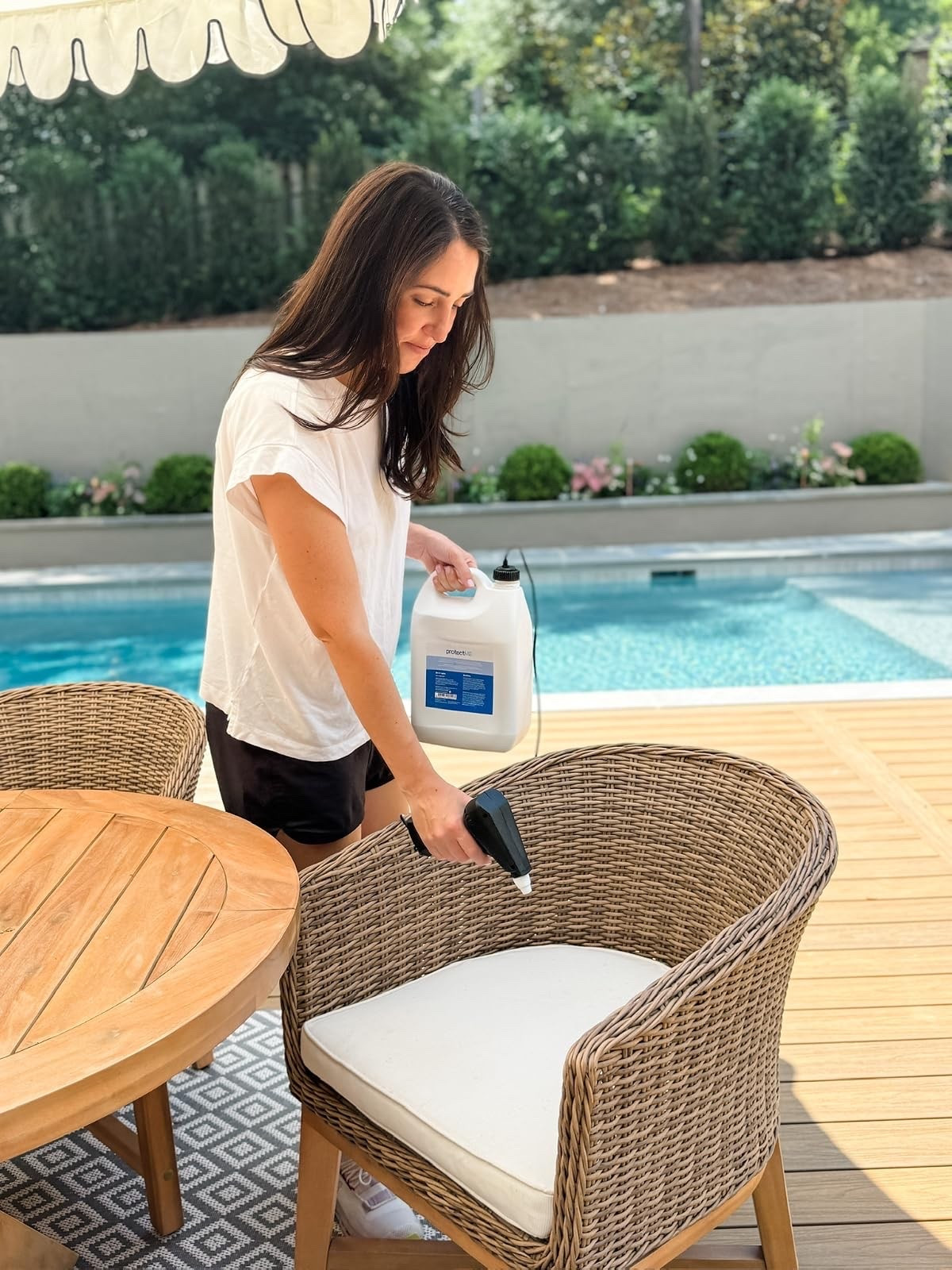 ON SALE NOW!

This is one of those Amazon finds I recommend to everyone and it is on sale for Prime Day right now so do not sleep on it. Protect Me fabric spray is a waterproof fabric protector that makes your upholstery stain resistant — and once you use it, you will wonder how you ever lived without it.

I have used it on everything. My outdoor furniture cushions, my indoor couches, my upholstered chairs — basically anything fabric in our home has been treated with this. It creates an invisible barrier that repels liquid before it can soak in, which is a game changer if you have kids, pets, or just like to actually use your furniture without being stressed about it.

If you have been looking for a fabric protector spray for couches, a waterproof spray for outdoor cushions, an upholstery protector for chairs, or just a smarter way to protect your furniture investment — this is it. It works on sofas, dining chairs, throw pillows, ottomans, and pretty much any fabric surface you want to keep clean.

Grab it while it is on sale — this is a Prime Day deal worth adding to your cart.

Amazon Finds, Prime Day Deals, Fabric Protector Spray, Protect Me, Upholstery Protector, Waterproof Fabric Spray, Stain Resistant Furniture, Outdoor Furniture Care, Couch Protector, Amazon Home, Amazon Must Have, Furniture Protector, Home Finds, Fabric Protection, Prime Day, Fabric Spray, Outdoor Cushions, Upholstered Chairs, Sofa Protection, Dining Chair Protection, Home Maintenance, Furniture Care, Family Friendly Home, Pet Friendly Home, Home Essentials

#LTKHome #LTKSaleAlert #LTKSeasonal