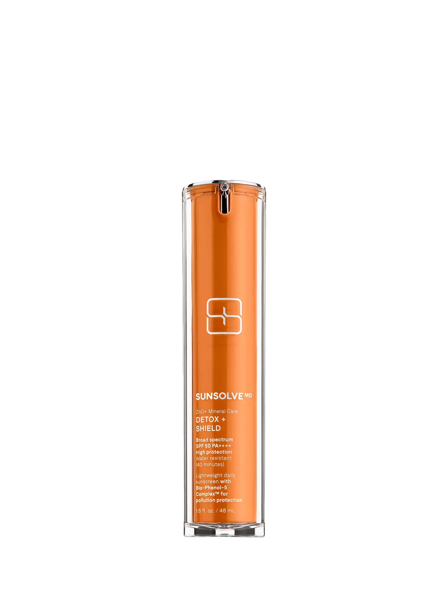 SunsolveMD ZnO+ Mineral Care Detox & Shield SPF 50, 50ml | John Lewis (UK)