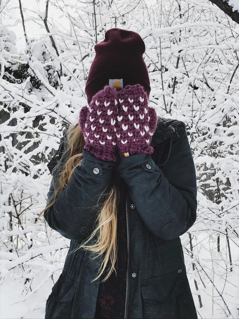 The Ellen Mittens // fair isle mittens | Etsy (US)