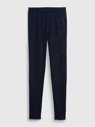 Kids Organic Cotton Sparkle Leggings | Gap (US)