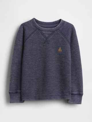 Baby & Toddler Textured Crewneck | Gap (US)
