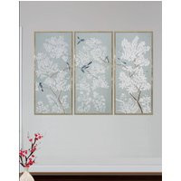 24"" 53""-Handpainted Triptych-Unframed Hand-Painted Chinoiserie PanelsShipping Immediately | Etsy (US)