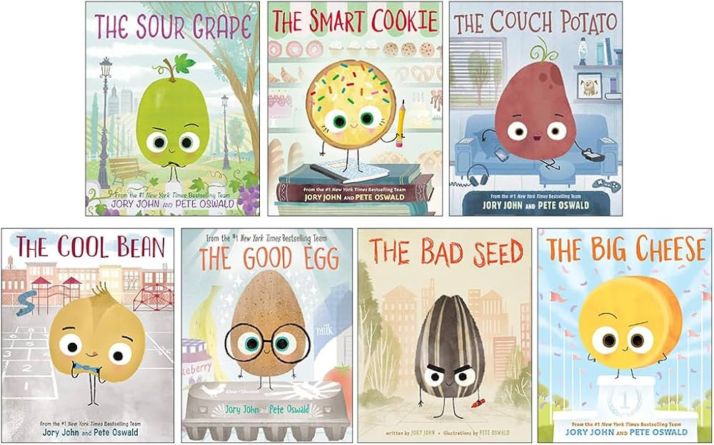 The Food Group Series 7 Books Collection Set By Jory John(The Bad Seed, The Good Egg, The Cool Be... | Amazon (US)