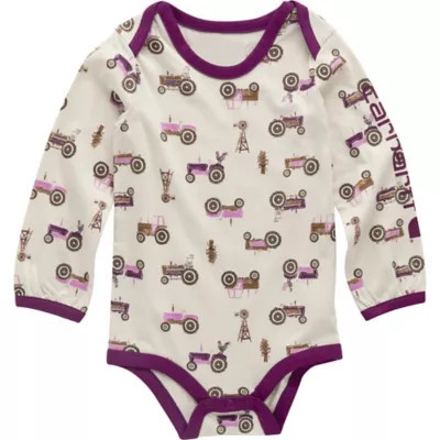 Carhartt Long-Sleeve Farm Bodysuit for Babies | Tractor Supply