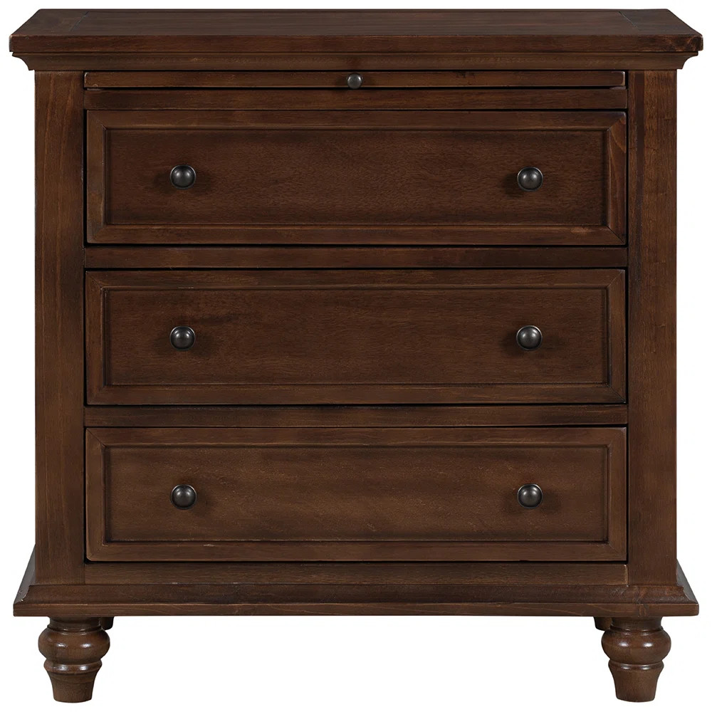 Ahuva 28.1'' Tall 3 - Drawer Accent Chest | Wayfair North America