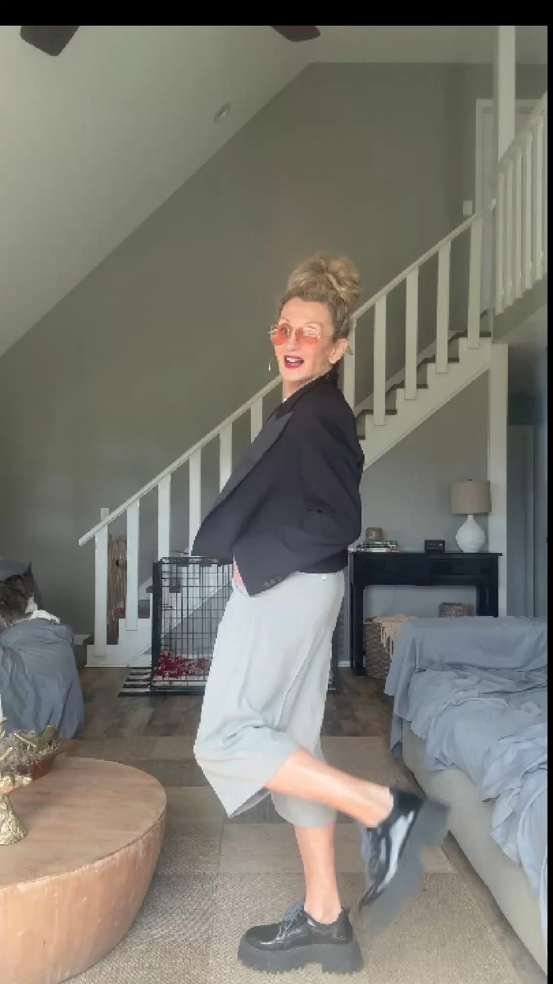 I never thought I’d say this…
but I’m back in my gaucho era 💁‍♀️

My mom called them gauchos…
now they’re ‘chic’ again 😏

From walking the dogs and running errands…
to heels and a girls night—same pants, different energy.

That’s the kind of simple I love.
That’s Aging Powerfully ✨”

#LTKgrwm #LTKOver40 #LTKdayinmylife