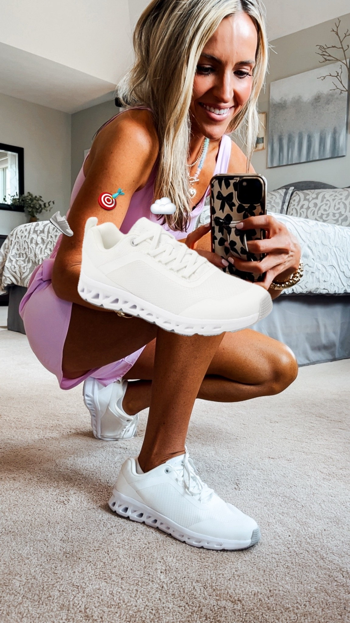 Nice white sneakers for a comfy athleisure day! I ordered up 1/2

#LTKfitnessgoals #LTKActive #LTKootd